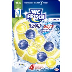 WC frisch W2C1 Duftspüler Kraft Aktiv Lemon 2St