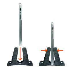 DURABLE Notebookständer VERTICAL EFFECT