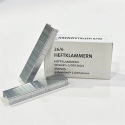 Neutralware 124001200 Heftklammern 26/6  verzinkt 1.000St