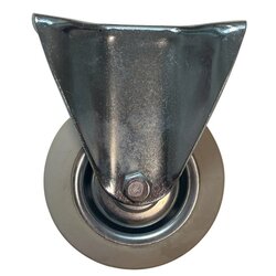 Fetra 71921 Bockrolle Ø100mm Vollgummi blaugrau