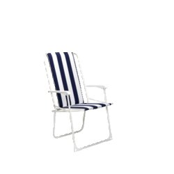BEST 34216902 Klappstuhl Chiemsee hoch ws/bl 