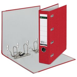 Leitz 10120025 Doppelordner 2xDIN A5 quer 75mm PP rot