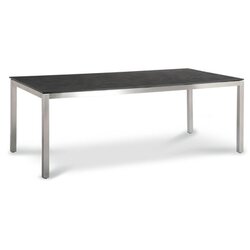 BEST 47885251 Gartentisch Marbella 210x100cm stahl/sw