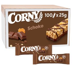 Corny 3007118 Müsliriegel Schoko 25g 100St 