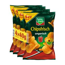funny-frisch 5224 Chips ungarisch 4x40g