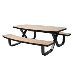 BEST 521431 Picknicktisch Buddy schwarz 