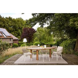 BEST Gartentisch Pebble 132 x 76 x 240 cm (B x H x T)