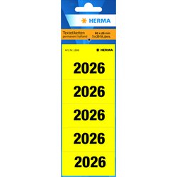 HERMA 1686 Jahresschild 2026 60x26mm sk ge 100St