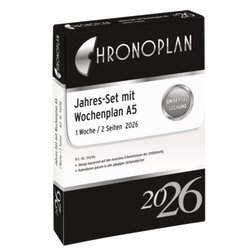 Chronoplan 50296 Jahresset 148,5x210mm 1W/2S 