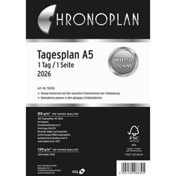 Chronoplan 50226 Tagesplan 148,5x210mm 1T/1S 