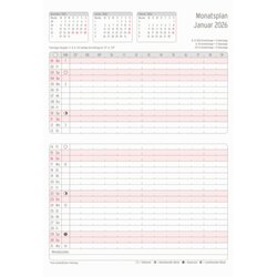Chronoplan Einlage Kalender 2026