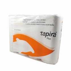 tapira 07730008 Küchenrolle 2lagig 64 Blatt, 8x4 Rollen