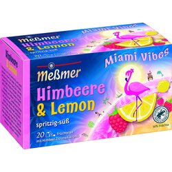 Meßmer 106030 Tee Himbeere Lemon 20St 