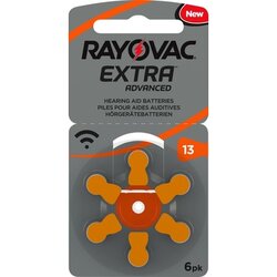 Rayovac 13AUX-6XEMF Hörgerätebatterie Gr13 6St 