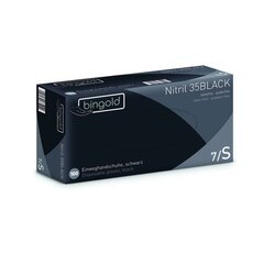 BINGOLD 635101 Einweghandschuh Nitril 35BLACK S 100St