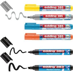 edding Schreibgeräteset Highlighting & Shading Set 6 St./Pack.
