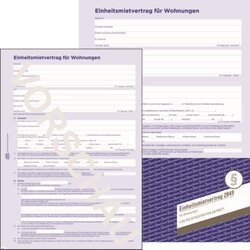 Avery Zweckform 2849 Mietvertrag DIN A4 Hausordnung 4seitig