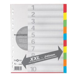 PAGNA 32006-20 Register XXL A4 10tlg farbig 