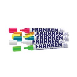FRANKEN ZKM97 Kreidemarker Keilspitze sort 6St