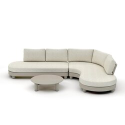 BEST 586491 Lounge Set Salerno 586431 Sand sand