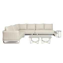 BEST 586592 Lounge Set Fellow +3Tische sand