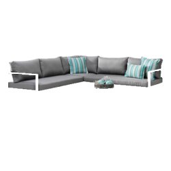 BEST 98693000 Lounge Set Rhodos ws/gr 