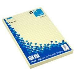 Info 5669-01-K Haftnotizblock 100x150mm 100Bl kar ge