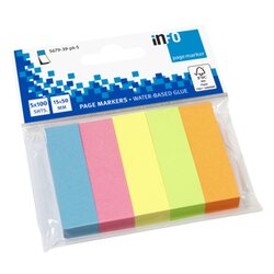 Info 5679-39-pk-5 Haftmarker 15x50mm 100Bl sort 5St