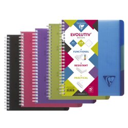 Clairefontaine 329755C Notizbuch Evolut Book A5+ 90Bl kar sort