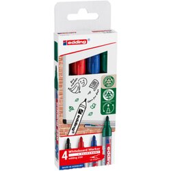 edding 4-250-4-2 Boardmarker 1,5-3mm sort 4St 