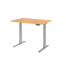 Hammerbacher VXDKB12/6/S  Schreibtisch elektrisch 120x80cm si/buche