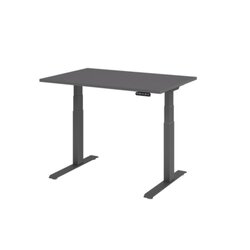 Hammerbacher VXDKB12/G/G  Schreibtisch elektrisch 120x80cm gp/graphit