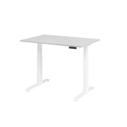 Hammerbacher VXDKB12/5/W  Schreibtisch elektrisch 120x80cm ws/grau