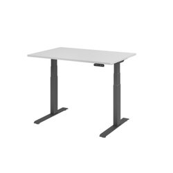 Hammerbacher VXDKB12/5/G  Schreibtisch elektrisch 120x80cm gp/grau