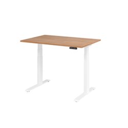 Hammerbacher VXDKB12/N/W  Schreibtisch elektrisch 120x80cm ws/nussbaum