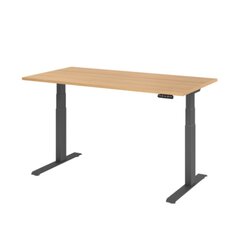 Hammerbacher VXDKB16/E/G  Schreibtisch elektrisch 160x80cm gp/eiche