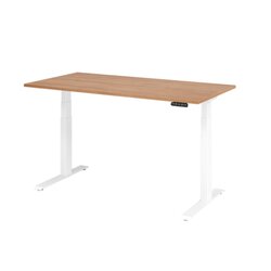 Hammerbacher VXDKB16/N/W  Schreibtisch elektrisch 160x80cm ws/nussbaum