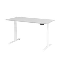 Hammerbacher VXDKB16/5/W  Schreibtisch elektrisch 160x80cm ws/grau