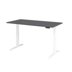 Hammerbacher VXDKB16/G/W  Schreibtisch elektrisch 160x80cm ws/graphit