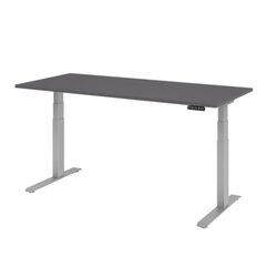 Hammerbacher VXDKB19/G/S  Schreibtisch elektrisch 180x80cm si/graphit