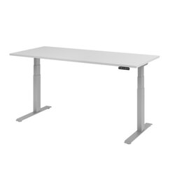Hammerbacher VXDKB19/5/S  Schreibtisch elektrisch 180x80cm si/grau