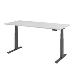 Hammerbacher VXDKB19/5/G  Schreibtisch elektrisch 180x80cm gp/grau