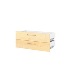 Hammerbacher V918S2/3/BS Schubladen-Set 80cm 1OH BS ahorn