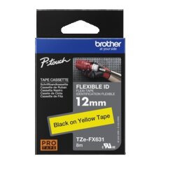 Brother TZEFX631 Schriftbandkassette 12mm sw auf ge