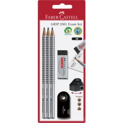 Faber-Castell 217079 Bleistiftset Grip 2001 EXAM BK 