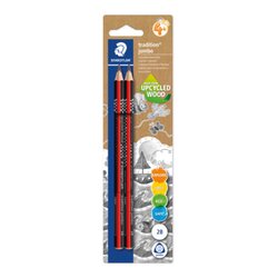 STAEDTLER® 1285-0 BK2 Bleistift tradition jumbo 2B 2St