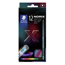 STAEDTLER® 186 C12  Farbstift NORIX sort 12St