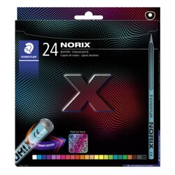 STAEDTLER® 186 C24  Farbstift NORIX sort 12St