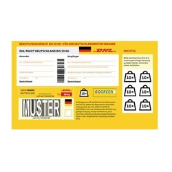 Neutralware 192100045_1 DHL Paketmarke Deutschland bis 20 kg einzeln