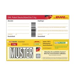 Neutralware 192100033_1 DHL Paketmarke Deutschland bis 5 kg einzeln